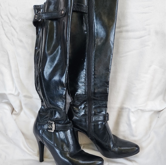 Tall Heeled Boots - Picture 3 of 4